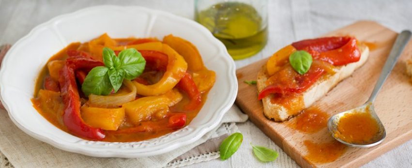 ricetta peperonata siciliana