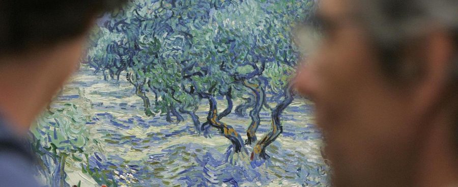 cavalletta van gogh olive trees