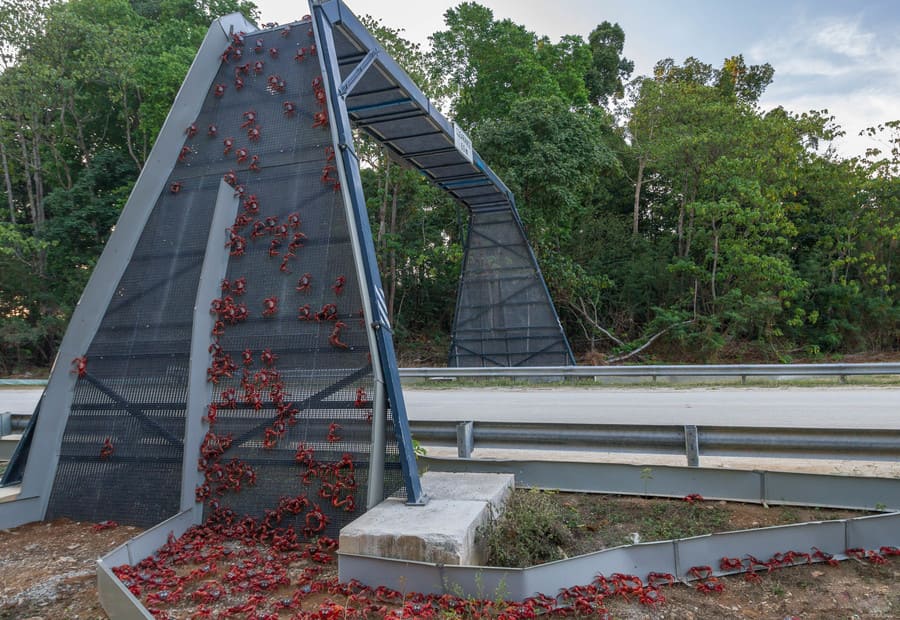 attraversamenti per animali - i ponti salva-granchi di Christmas Island